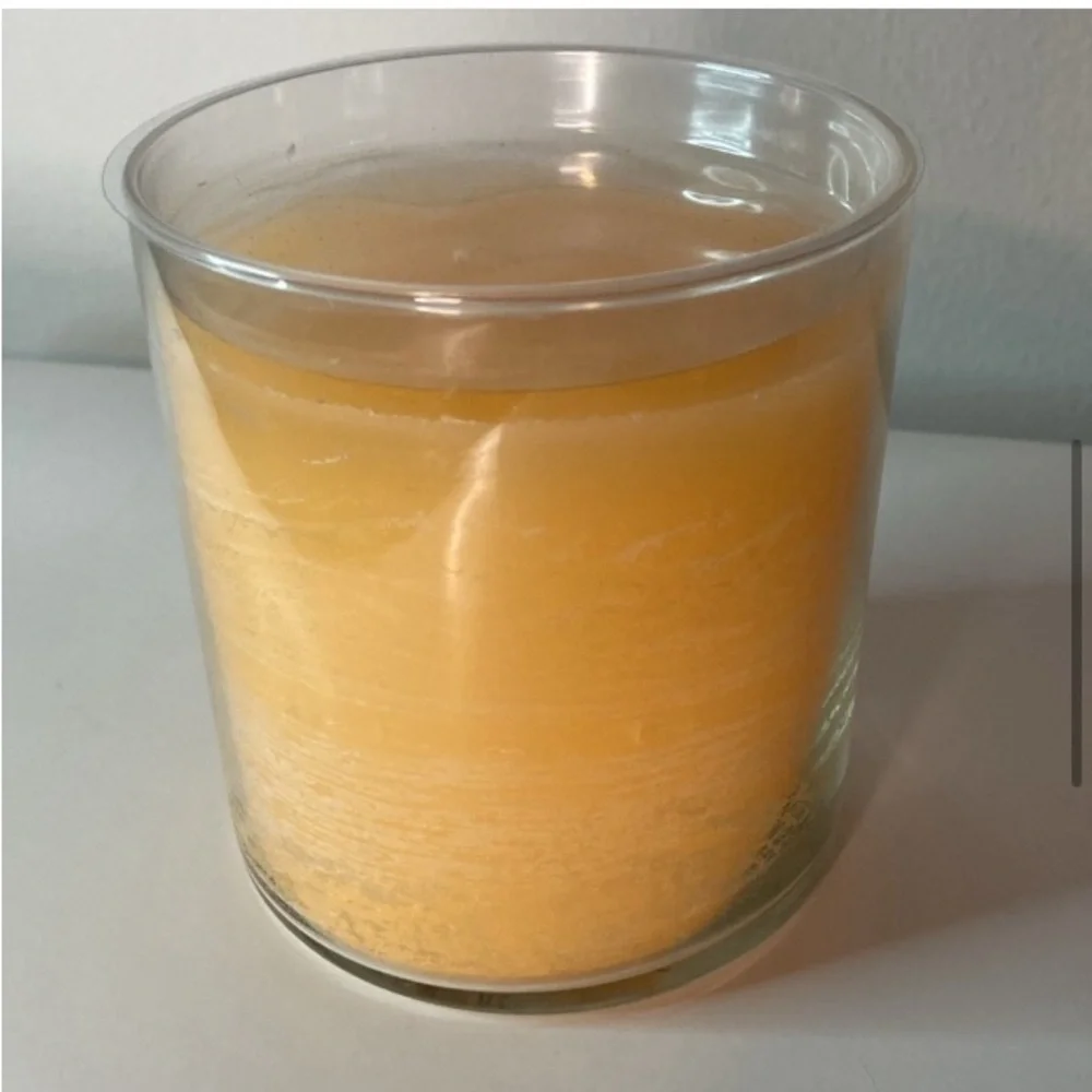 Partylite Glolite Juicy Clementine 2 Wick Candle Jar G26360 New In box